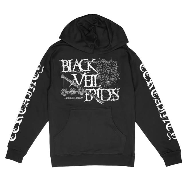 Certainty Top Shirt Black Veil Brides Graphic Design | Black Veil Brides Official | Rock Fan Gear