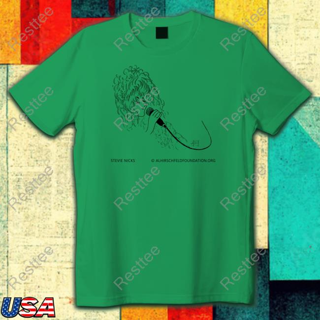 The Shop At The Historic New Orleans Collection Merch Stevie Nicks By Al Hirschfeld Hoodie Stevie Nicks By Al Hirschfeld T-Shirt