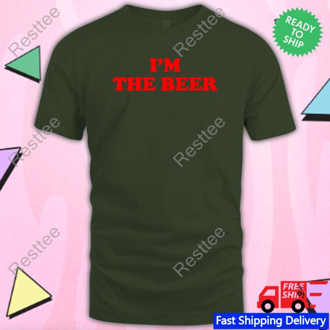 Sal Vulcano I'm The Beer Shirt John Silver I'm The Beer Offical Tee Shirts White