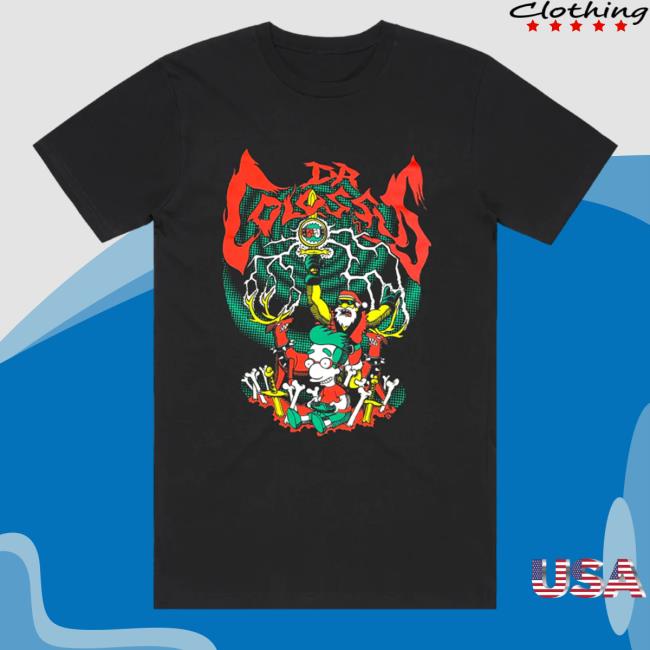 Official Dr. Colossus Merch Bonestorm Christmas Black T Shirt
