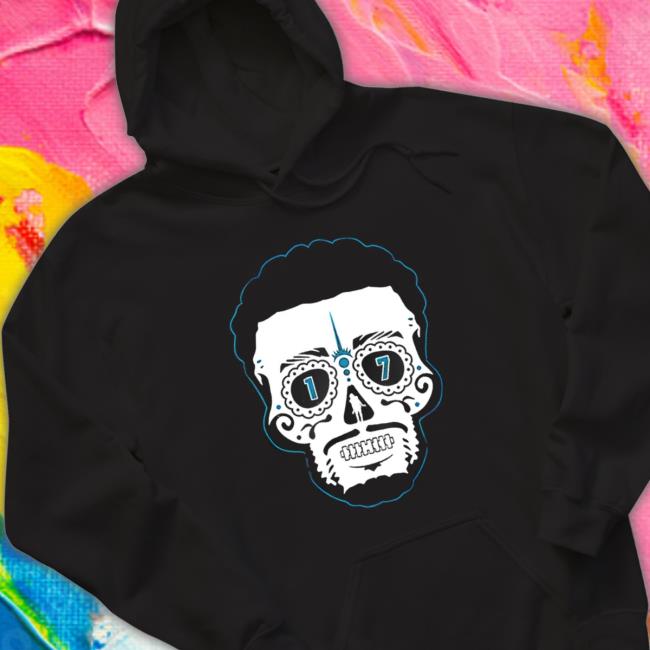 Jaylen Waddle Miami Dolphins Sugar Skull 2022 Sweatshirts
