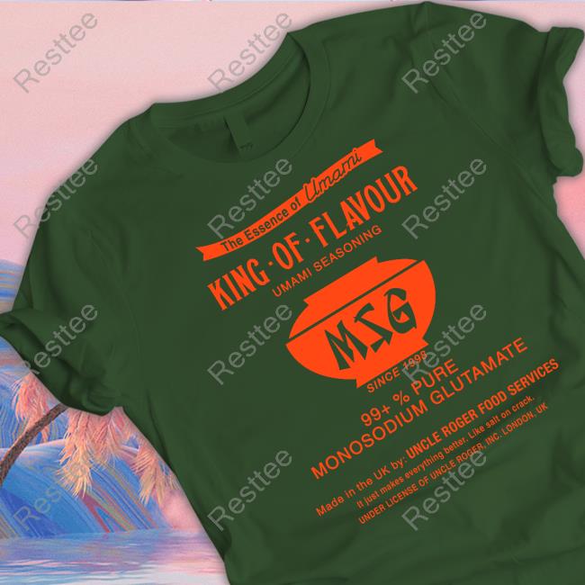 Msg Haiyaa Special King Of Flavour Umami Seasoning Tee Official Msg Haiyaa Special King Of Flavour Umami Seasoning Shirts