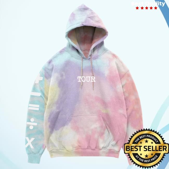 Official Ed Sheeran Shop Store Ed Sheeran '+-=÷×' Tour Tie-dye Hoody EdSheeran