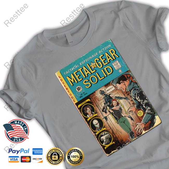 Metal Gear Solid Comic Book Covers Hoodie Metal Gear Solid Comic Book Covers Tee