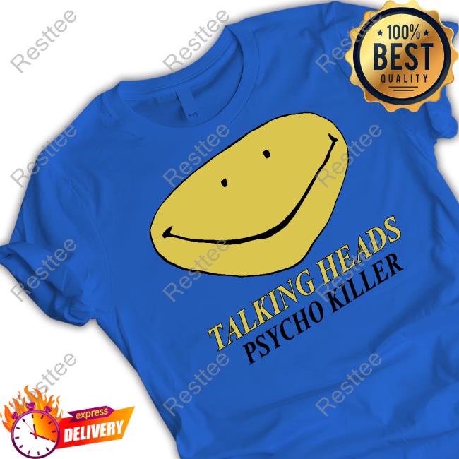 Official Talking Heads Psycho Killer Shirt