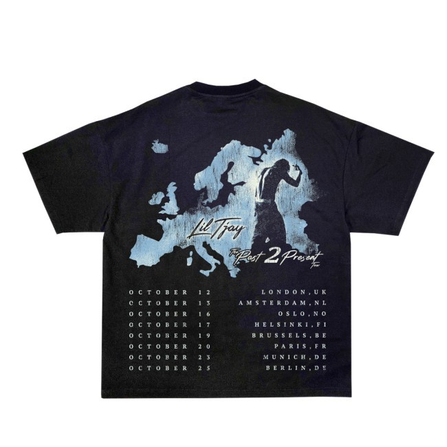Past 2 Present- Black Shirt Lil Tjay Merch