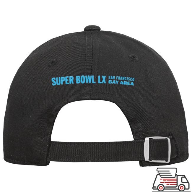 Super Bowl LX NFL Youth Outerstuff Black Adjustable Hat 2026 Tailgate