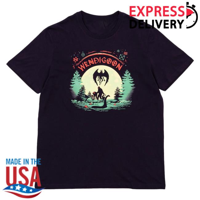 Official Wendigoon Merch Store Cryptids On Tour T Shirt