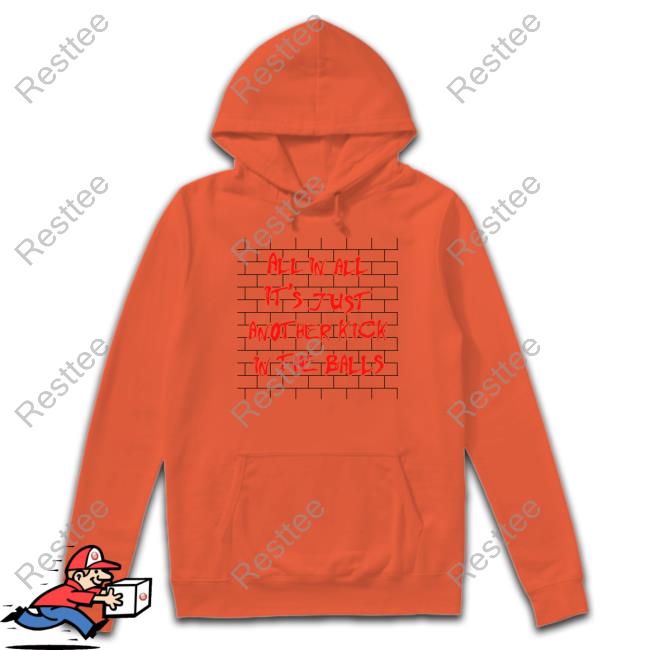Shirts That Go Hard All In All It's Just Another Kick In The Balls Hoodie Thegoodshirts All In All It's Just Another Kick In The Balls Crewneck Sweatshirt
