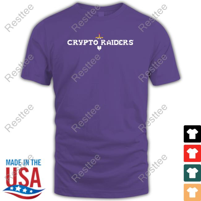 Crypto Raiders Hooded Sweatshirt Official Crypto Raiders T Shirt