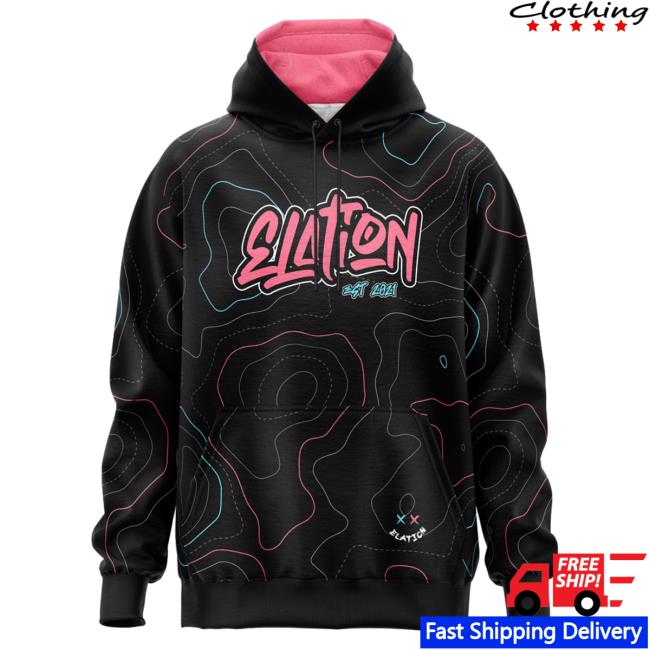 Soardogg Apparel Elation Topographic Pro ## Black Sweatshirt