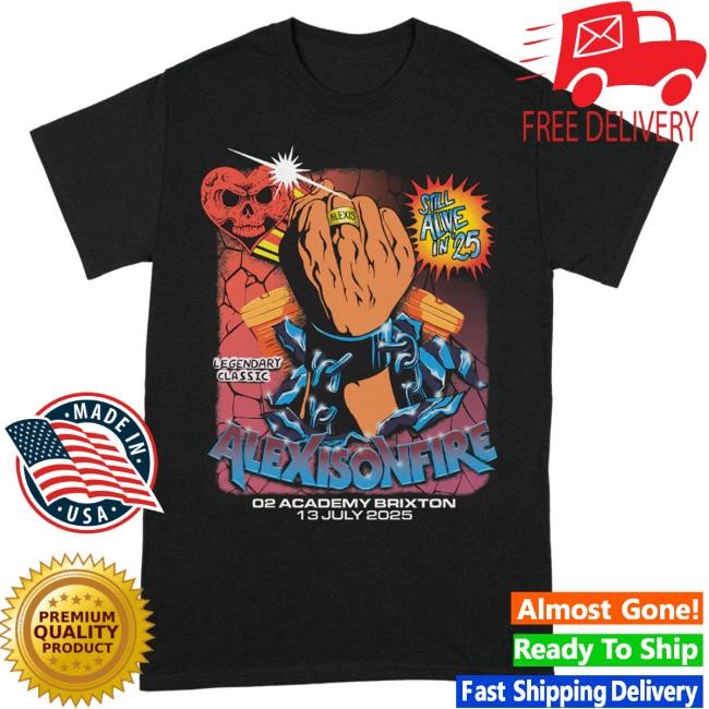 Official Alexisonfire Brixton Academy 2025 New Shirt