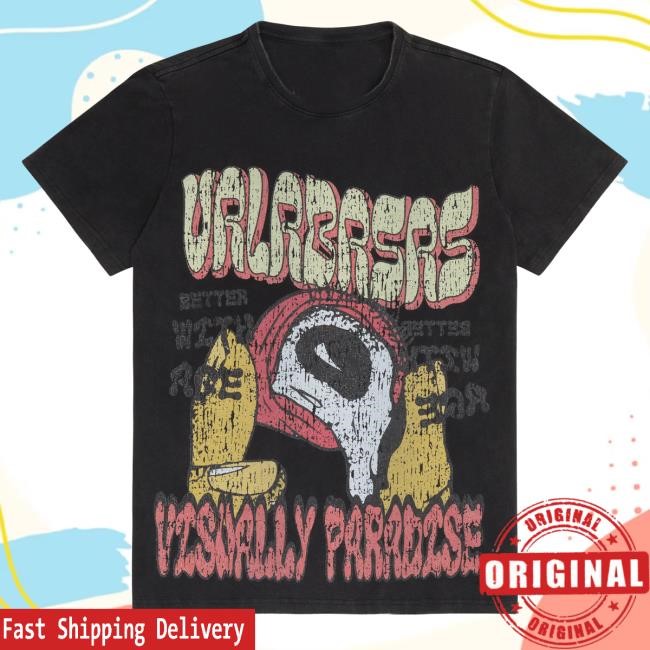 Valabasas Shop Merch "V Paradise" Vintage Black T-Shirt
