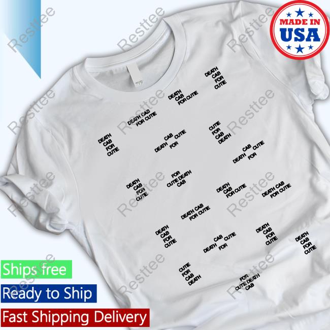 Official Death Cab For Cutie Logo Play Shirt