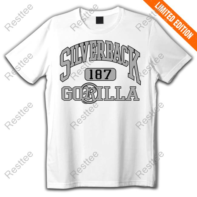 Official Silverback Gorilla White Tee Shirt