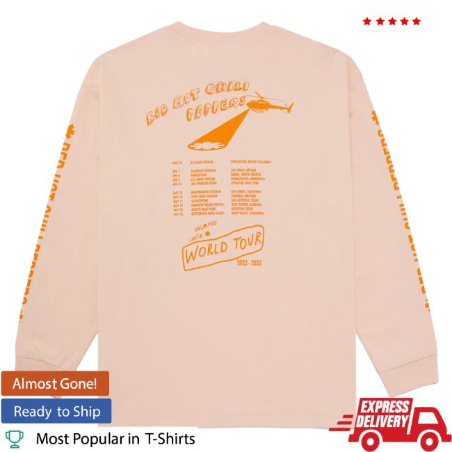 Official Red Hot Chili Peppers Sexy Time Long Sleeve Official Red Hot Chili Peppers Sexy Time LS T Shirt