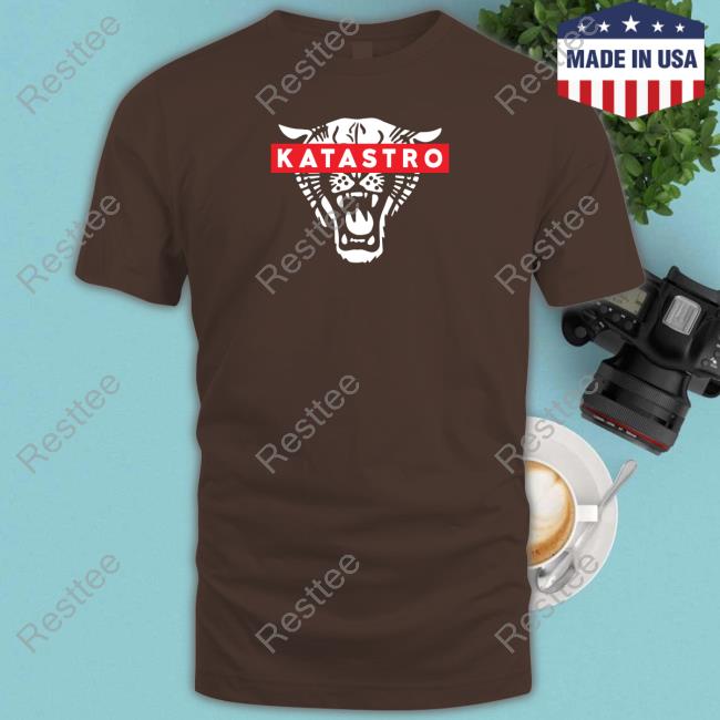 Official Katastro Acid Washed Panther Tee Shirt