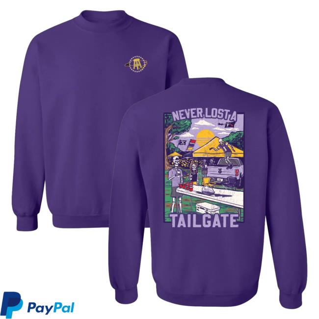 Official Barstool Huskies Merch Store Barstool U Never Lost A Tailgate Crewneck Barstoolhuskies Apparel Clothing Shop