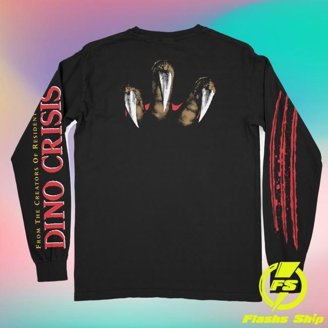 Dino Crisis • Toenail L/S • Graveyard Goods Dino Crisis • Toenail Long Sleeve Shirt • Graveyard Goods