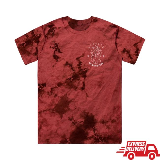 Silverstein Merch Bleeds No More Dye Shirt Tshirt