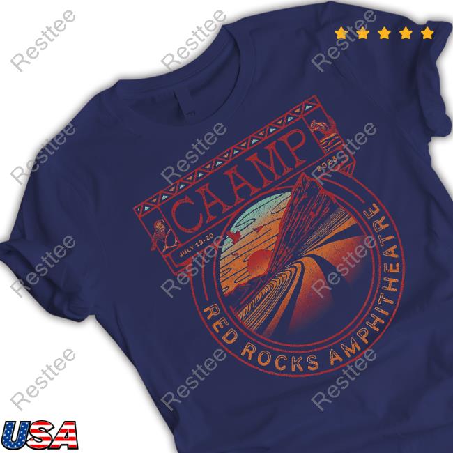 Caamp Merch Red Rocks Amphitheatre Shirt