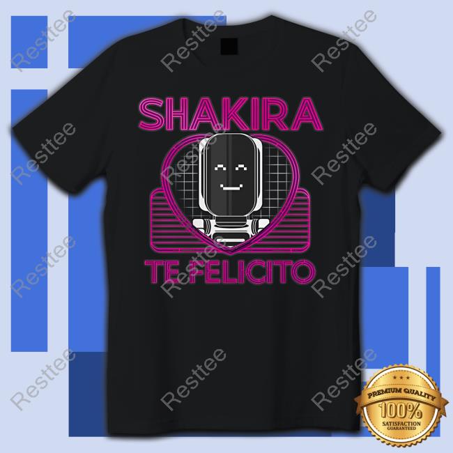 Shakira Merch Te Felicito Tee Shirt
