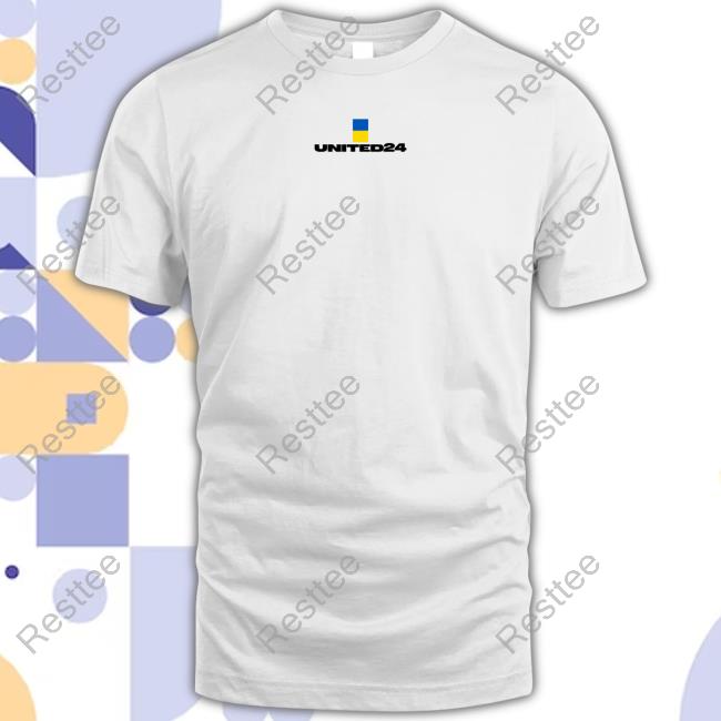 Official Volodymyr Zelenskyy United24 White Tee
