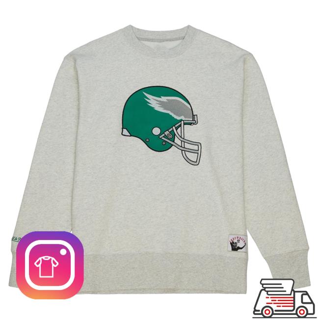 Mitchell And Ness Clothing Store Shop Playoff Win 2.0 Sweater Vintage Philadelphia Eagles New Release Mitchellandness Merch