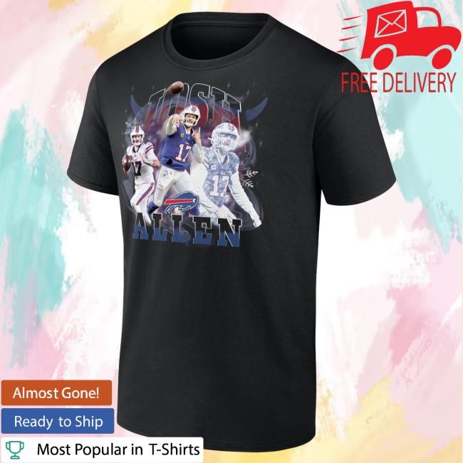 Everyday NFL Football Buffalo Bills Josh Allen Tee Streetwear NFL Football Josh Allen Notorious Tee