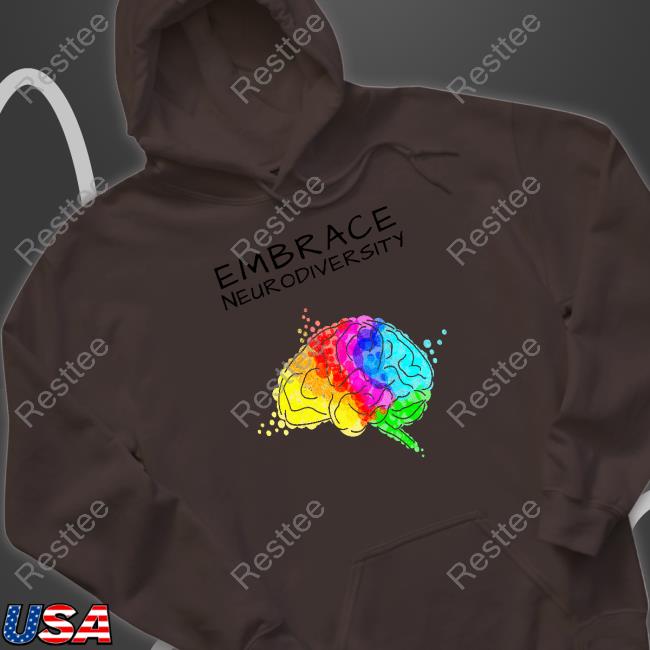 Black Embrace Neurodiversity WholesomeMemes T-Shirt Official Black Embrace Neurodiversity Sweatshirt