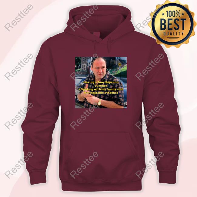 Kevin Finnerty Having A Tony Soprano Summer Fighting With My Family And Having Panic Attacks T-Shirt