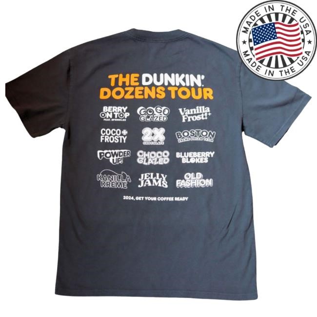 Dunkin Official Merch Store Strawberry Frosted Dunkin Dozens Tour Classic T Shirt Shopdunkin Clothing Apparel Dunkin Official Merch Store Strawberry Frosted Dunkin Dozens Tour Shirt Shopdunkin Clothing Apparel