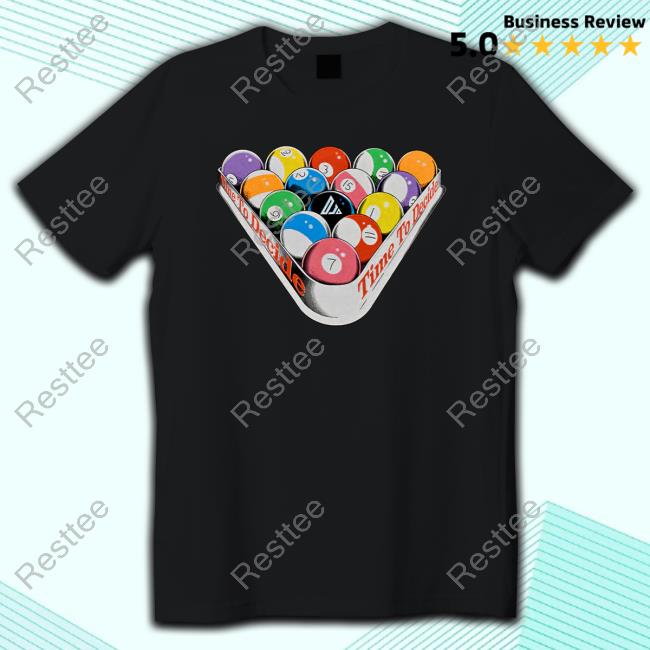 Official Djo Store Time To Decide Billiard Balls T Shirts Djo Music