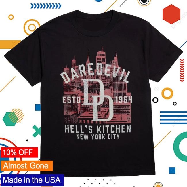 Official Heroes And Villains Forge Series Marvel Daredevil Hells Kitchen Forge Tee