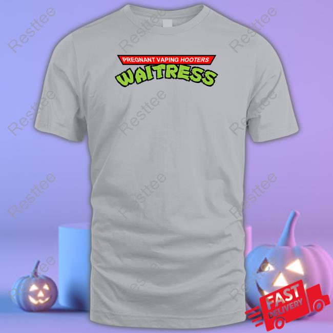 Official Pregnant Vaping Hooters Waitress Shirt