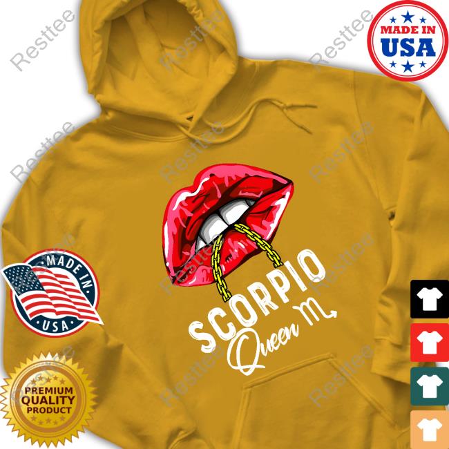 Womens Pink Lips Scorpio Queen Shirt Womens Pink Lips Scorpio Queen Shirt
