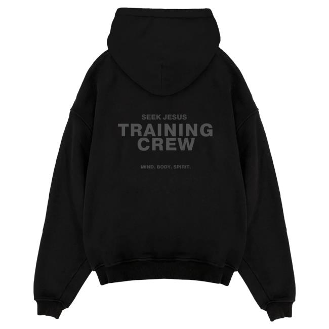 Official Seek Jesus Merch Store Seek Jesus Training Crew - Attractive Hoodie Black Seek Jesus Apparel Clothing SeekJesus