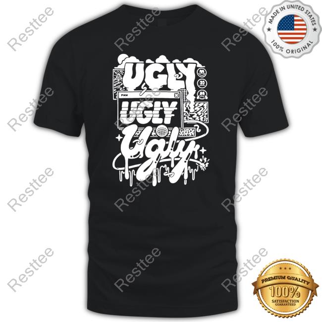 PMW Ugly Ugly Ugly Tie-Dye Black Crewneck