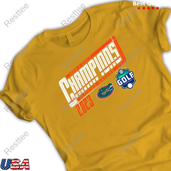 Blue 84 Royal Florida Gators 2023 SEC Men's Golf Champions T-Shirt
