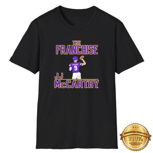 Minnesota Vikings The Franchise #9 Jj Mccarthy New T-Shirt