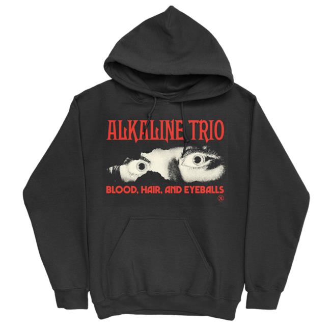 Official Alkaline Trio Merch Store Shop Alkaline Trio BHE Stare Crew neck Sweatshirt (Black)