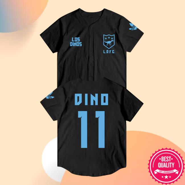 Last Dinosaurs Baseball Dog Days Of Summer Los Dinos Dino 11 Jersey Blue