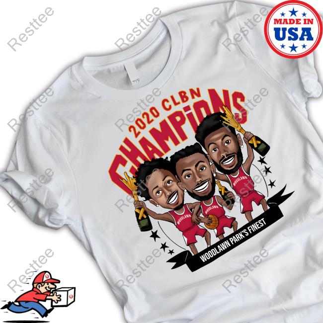 2020 Clbn Champions Woodlawn Park's Finest Long Sleeve Tee