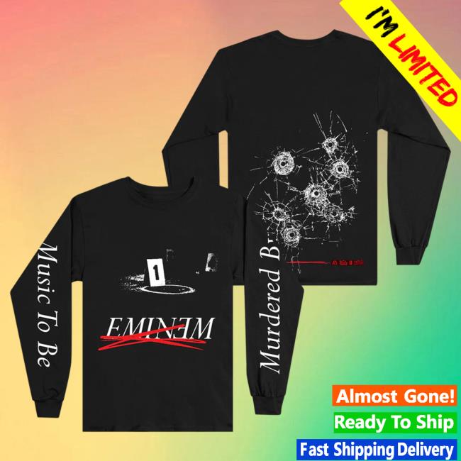 Eminem Slim Shady Clothing Shop Store Mtbmb Crime Scene Long-Sleeve Black SlimShady Merch