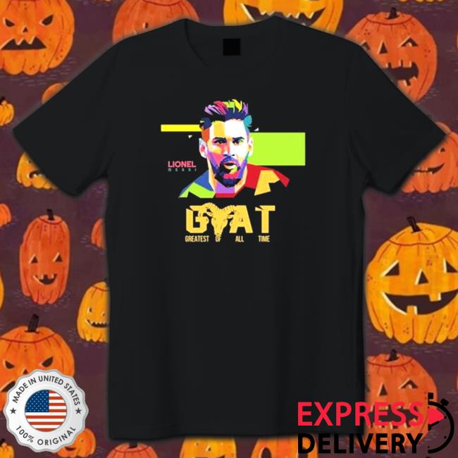The Goat Lionel Messi Champions World Cup Qatar 2022 Hooded Sweatshirt The Goat Lionel Messi Champions World Cup Qatar 2022 T Shirt