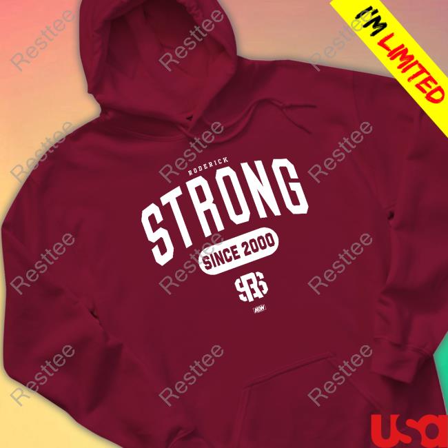 ShopAEW Merch Roderick Strong - Since 2000 Tee Shirt ShopAEW Roderick Strong - Since 2000 Tee