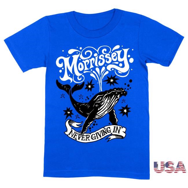 Mporium Never Giving In - Whale Kids Shirts Official Morrissey Merch Store Shop
