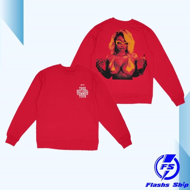Megan Thee Stallion Official Merch Hot Girl Summer Tour Crewneck