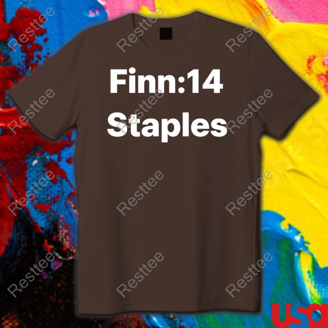 Finn Balor Finn 14 Staples Shirt Finn Balor Finn:14 Staples T-Shirt