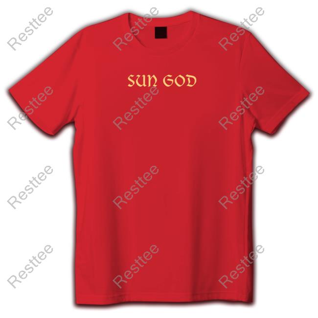 Official Amon Ra Shop Amon Ra St Brown Sun God Long Sleeve Tee